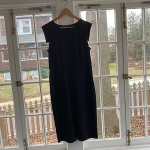 J Crew resume dress 12Tall black. New condition.